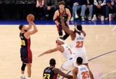 今日nba勇士97-94击败尼克斯豪取6连胜 库里28分唐斯29分12板