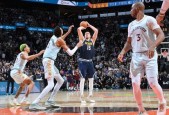 NBA常规赛 约基奇46+9+10 波特28+10 文班20+23 掘金加时复仇马刺
