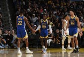 NBA常规赛 维金斯24分 库里缺阵 贝恩22+10+8失误 勇士23记三分擒灰熊