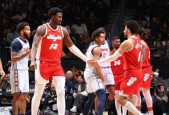 NBA常规赛JJJ21分 皮蓬14+12 莫兰特缺阵 普尔6中2 灰熊胜奇才取3连胜