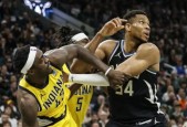 今日nba季后赛雄鹿103-129惨败步行者 特纳23分阿德托昆博28分15板