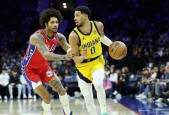 NBA常规赛哈利伯顿32+11 恩比德伤退12+5 西卡23+8 步行者击败76人